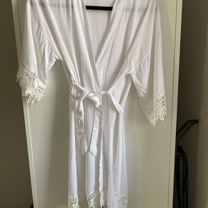 Bridal robe wedding